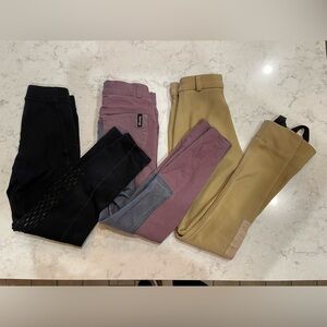 Lot of 3 Pairs of Girls Breeches